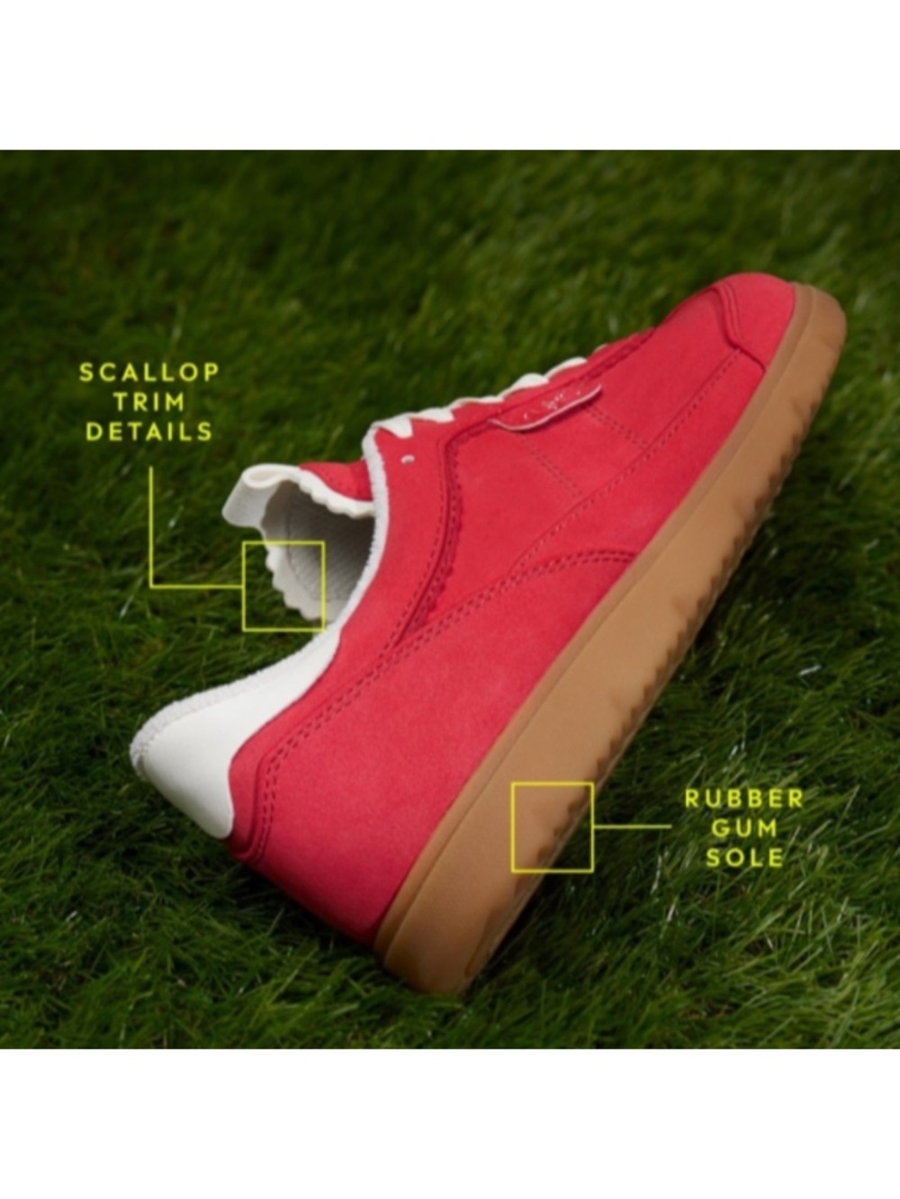 New Ryka Effortless Red Low-Top Women's Sneakers with Gum Outsole - Picture 6 of 10